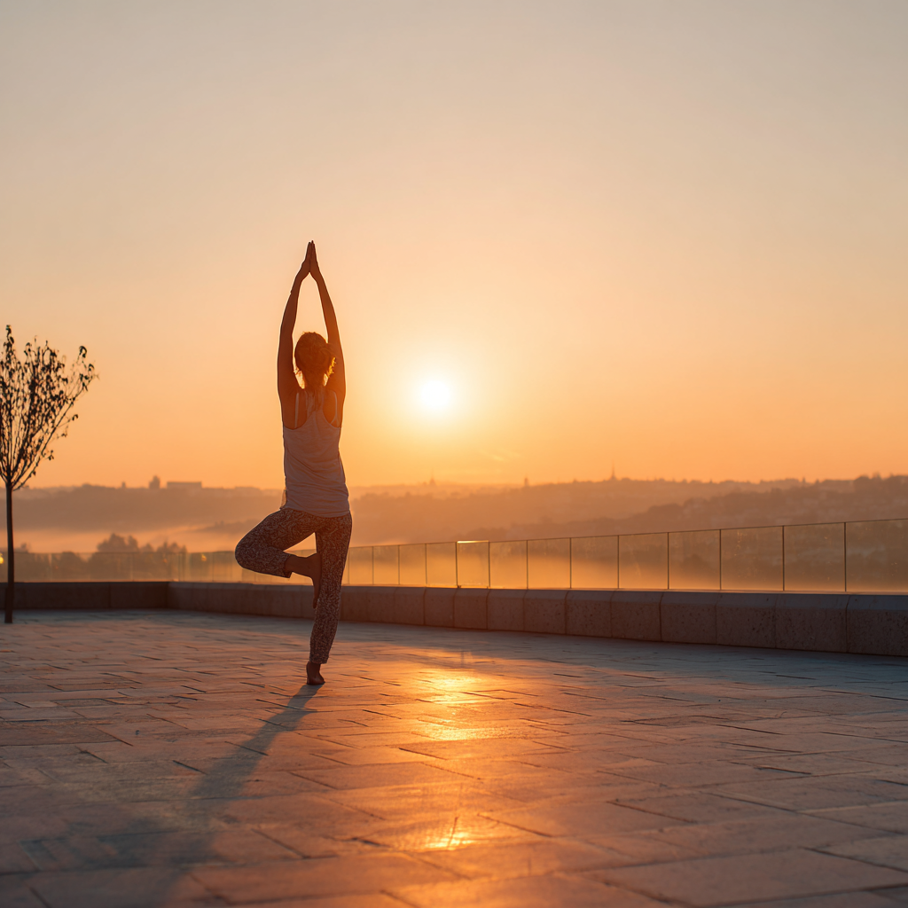 Practică yoga pentru adulți maturi